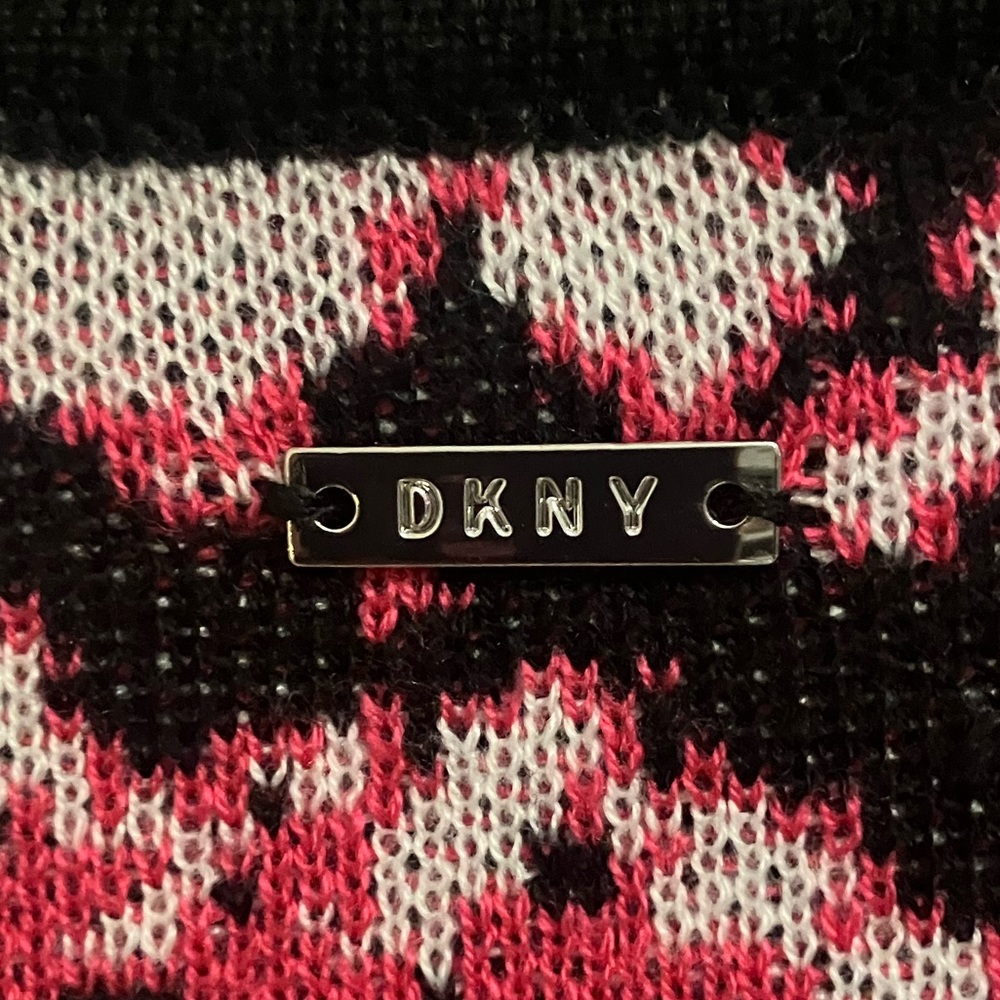 Dkny - Python-Print Sweater Pink/ Black - image 6